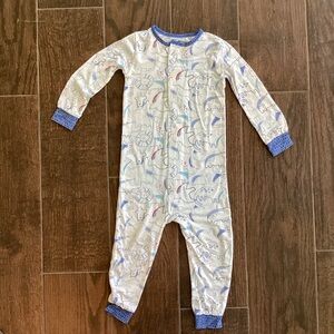 Kids Dinosaur Print One Piece Pajama